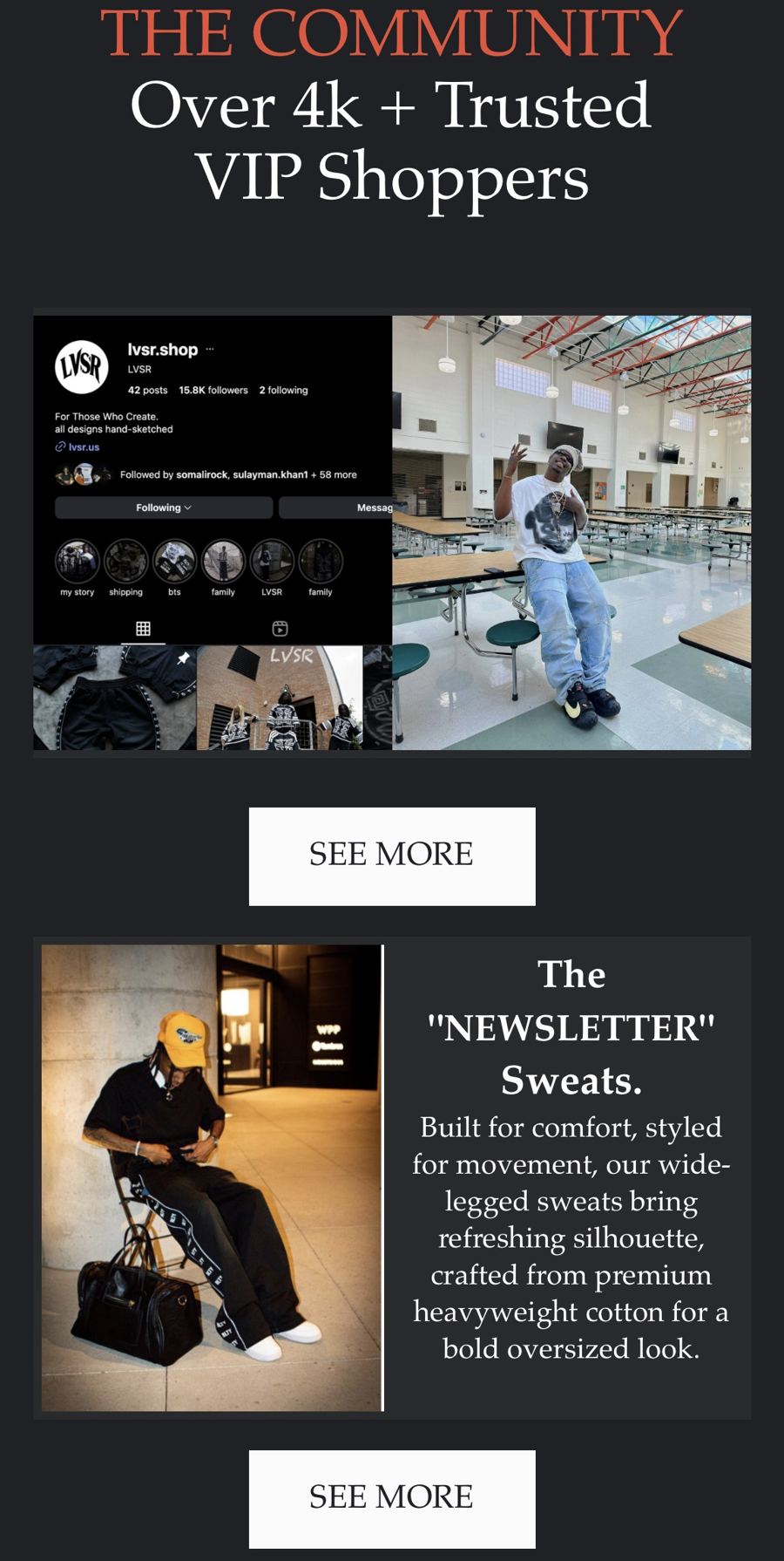 LVSR community email